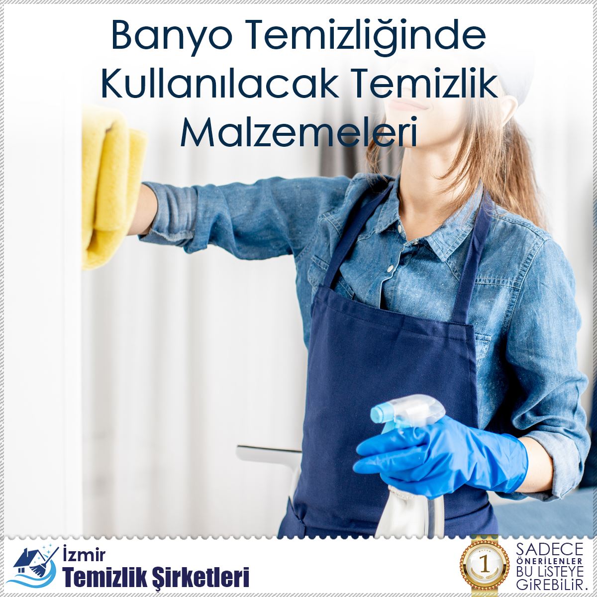 Banyo Temizliğinde Kullanılacak Temizlik Malzemeleri : Kapak Görseli